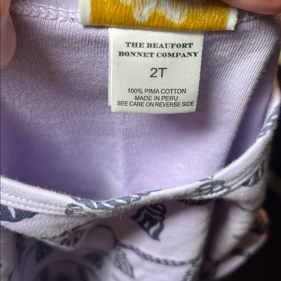 The Beaufort Bonnet Company Girls 2T Polly Play Dress Missy Todd Tassel Navy - Picture 5 of 5